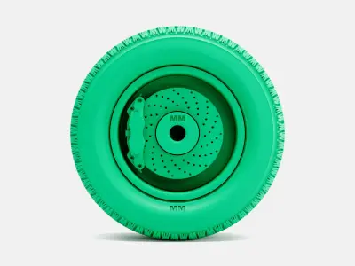15x7 Smoothie Wheel BFGoodrich Radial TA Tire 3D print model