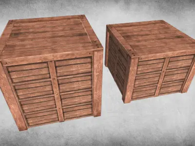 Survival Wood Crafting Kit Low-poly 3D model