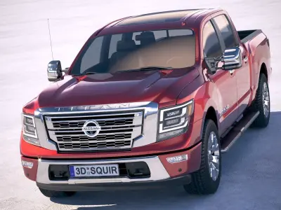Nissan Titan 2020 3D model