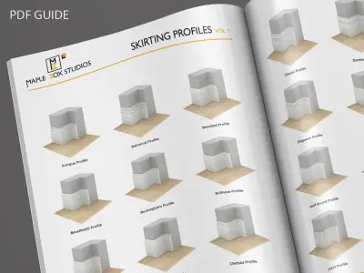 Skirting Board Profiles Vol 1 3D model