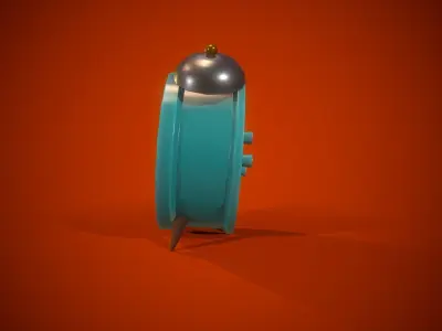 Alarm Clock PBR Low-poly game ready Free low-poly 3D model