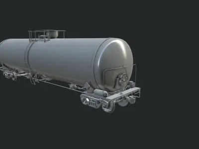 Tanker Car 3D model