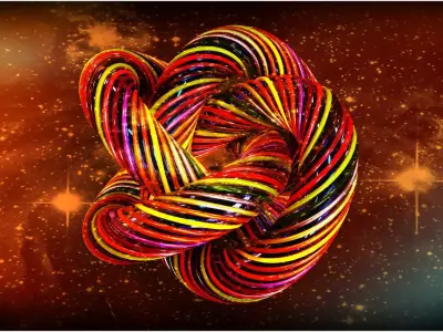Spiral Knot Free 3D model