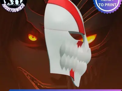 Bleach - Ichigos Hollow Mask 3D print model