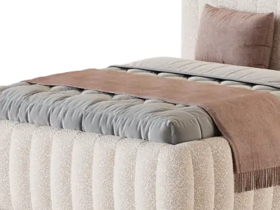 Casa Padrino luxury double bed 3D model