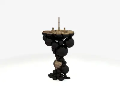 Newton Free Standing - Boca Do Lobo Low-poly 3D model