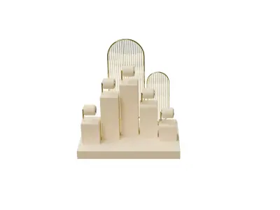 Decorative Jewelry Stand 3D Model Low-poly 3D model