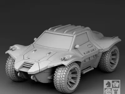 Futuristic Car - GB-30 3D print model