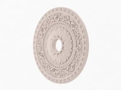 Classic Ceiling Medallion 19 3D model