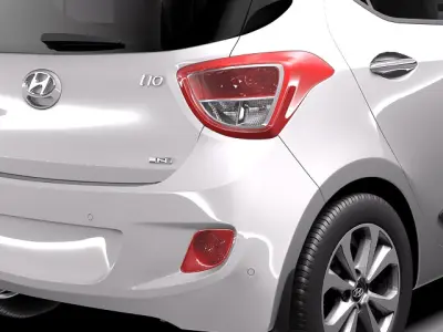 Hyundai i10 2014 3D model