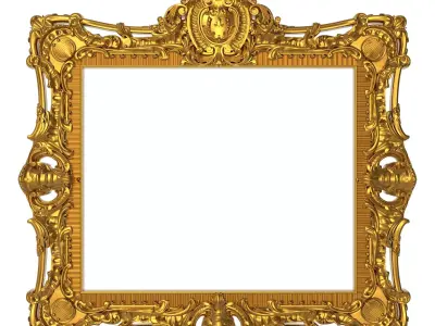 carved frame 3D model 24