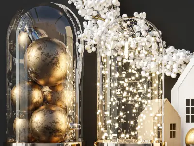 Christmas Decoration Set 3D model order