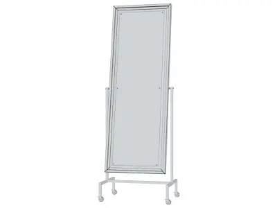 DRESSING MIRROR CAPRI 3D model