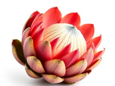 Purple Cornflower Flower Model Pack Low-poly 3D model