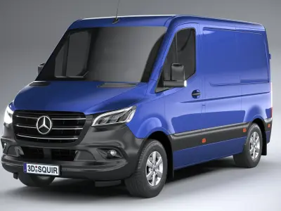 Mercedes-Benz Sprinter Van Short 2025 3D model