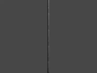 Streetlight light pole Low-poly 3D model