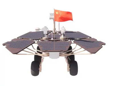 Martian Rover Low-poly 3D model