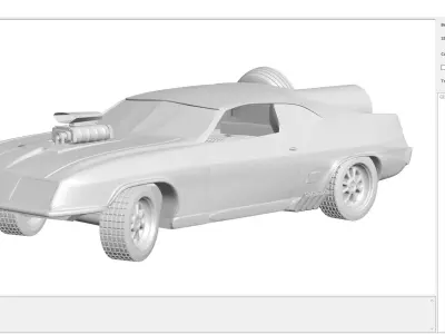 Car - v8 3D print model