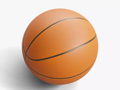 Basketball Low-poly 3D model