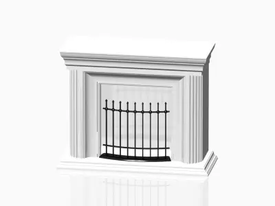 Fireplace 02 3D model