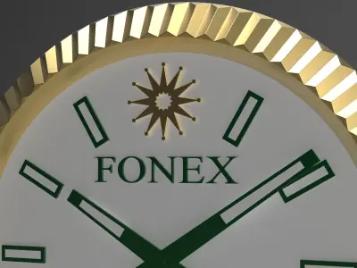 Fonex Classic Wall Clock 3D model