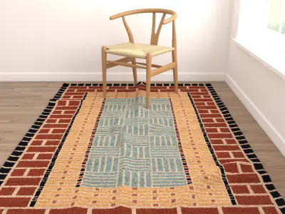 Rugs No 656 Low-poly 3D model