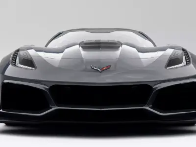 Chevrolet Corvette ZR1 2019 Low-poly 3D model