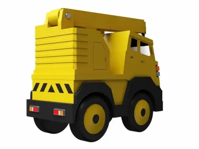 Toy Crane 3D model