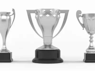Trophy Cups 3D model 76