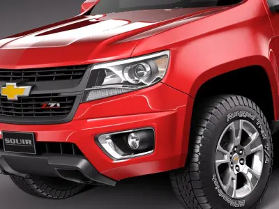 Chevrolet Colorado Double Cab 2015 3D model