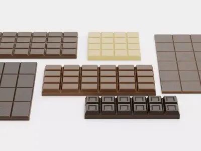 -Chocolate Bars- 3D model