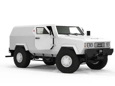 KOZAK ambulance vehicle 3D model