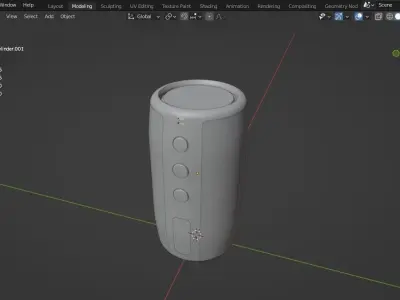 SPEAKER BLUE 3D model