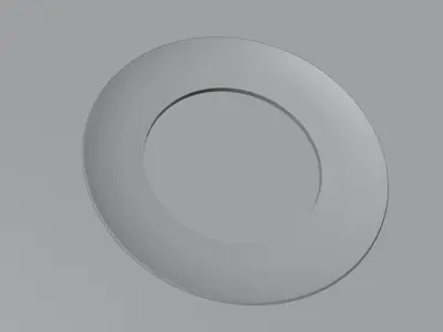 plate P a x t a g u l Free 3D model