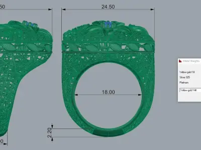 Ultra Vision Ring 3D print model get