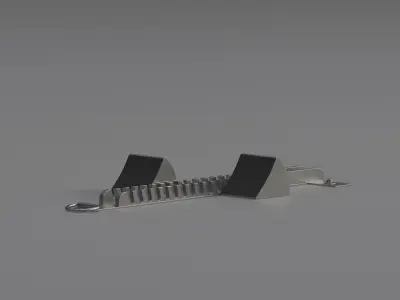 Athletics Starting Blocks 3D model