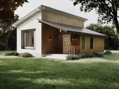 Cabin II House by FGM 3D model