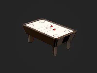 Hockey Table Low-poly 3D model