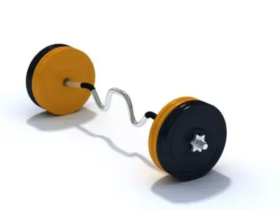 Yellow Lifting Equipment 3D model