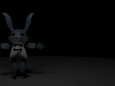 trader rabbit Low-poly 3D model