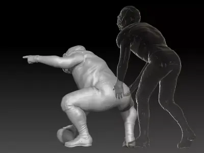 nfl player center 2025 2 3D print model