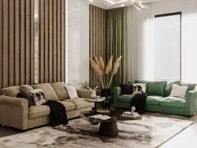 Modern Luxury Villa Interior  Exterior 3D model