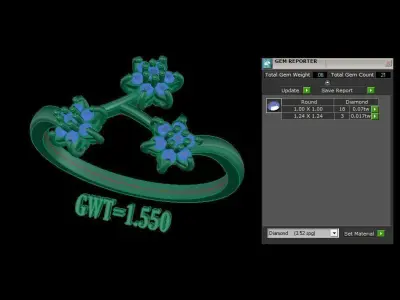 FASION RING  3D model buy