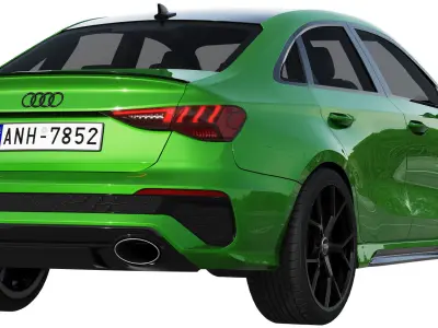 Audi RS3 Limousine 2021 3D model