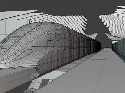 Maglev station 2024 3D model