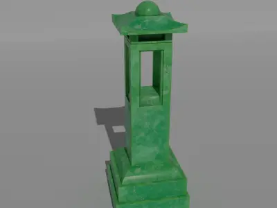 Japanese Decoration Free low-poly 3D model
