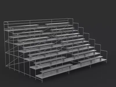 Stadium Bleacher  3D model