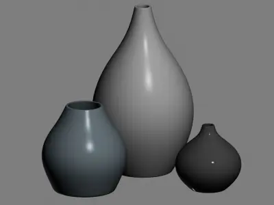 vase 17 3D model purchase