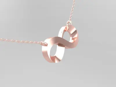 Pendant P8 The luxury female pendant 3D print model