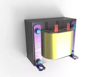 Electric transformer 250v ac to ac Converter 3D print model